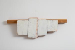 Richard Nonas, Untitled, legno, 25 x 10 cm 